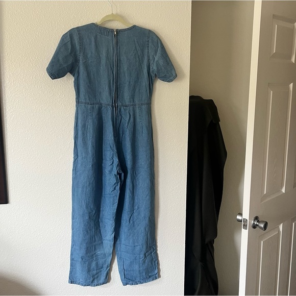 90s denim jump suit - Picture 2 of 3
